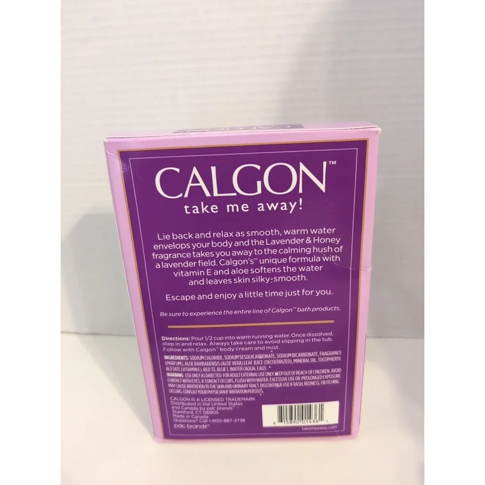 Calgon Ultra-Moisturizing Bath Beads‎ Lavender & Honey Fragrnace 30 oz